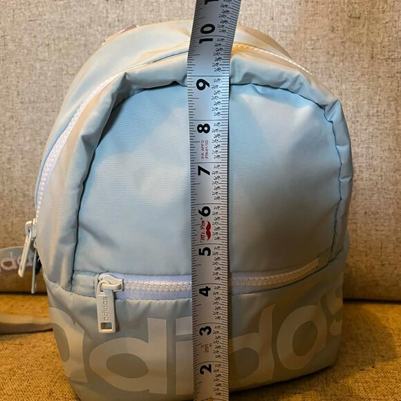 Adidas Linear Mini Backpack Sky Blue - Picture 2 of 13